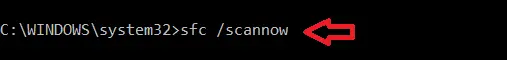 Executando o comando sfc /scannow para corrigir o erro 0xc0000005 no Windows 7/8/10